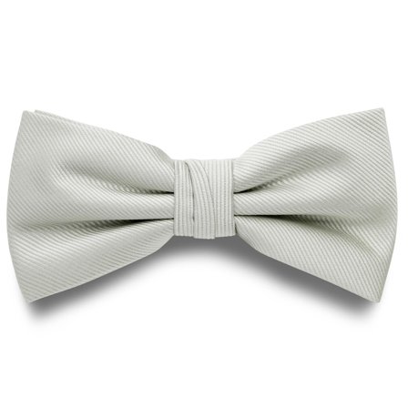 Lysegrå Bundet Grosgrain Butterfly til mænd - Bundne butterflies