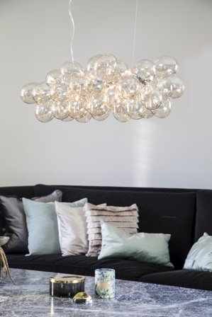 Gross bar taklampe - amber