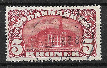 Danmark 1915 - AFA 81p - Stemplet