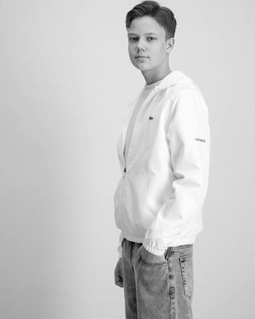 Lacoste BLOUSON Biały Kurtki Chłopiec - Kids Brand Store