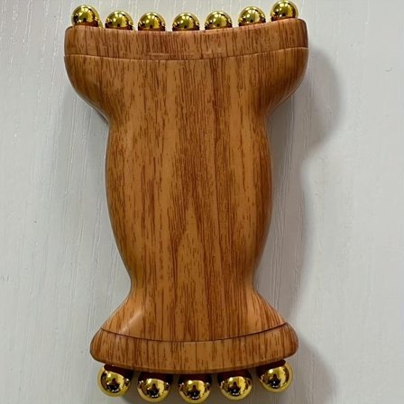 Profesjonell nakke- og ansiktsmassasje - Hypoallergenisk plasthåndtak, ergonomisk design for dypvevstrykk