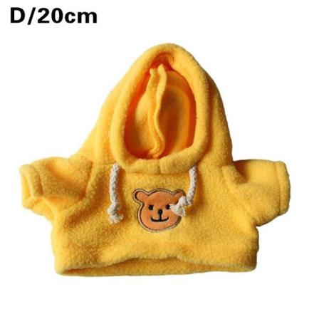 Msugar Soft Plysch Hode Animal Bears Hoodie, Plyschleksaker Clothi