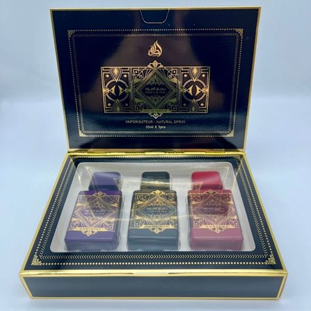 Lahjapakkaus Lattafa BADE'E AL OUD Lähi-idän Dubain arabialainen puinen tuoksu miesten ja naisten hajuvesi