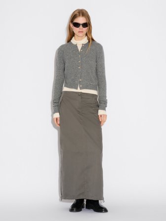 Holzweiler - Slim Cashmere Cardigan - Dk. Grey - Womens - Extra Large