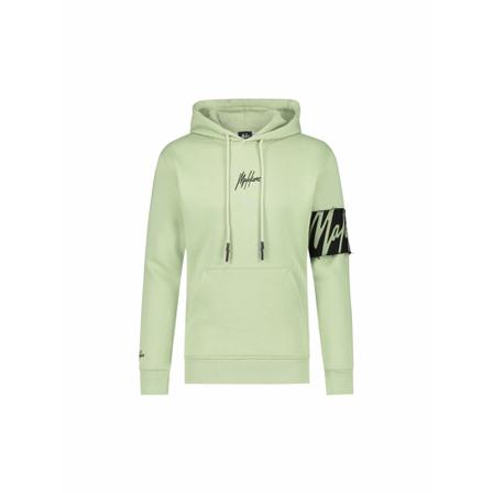 Malelions Pettain Hoodie Sage , Groen , Heren , Maat: L