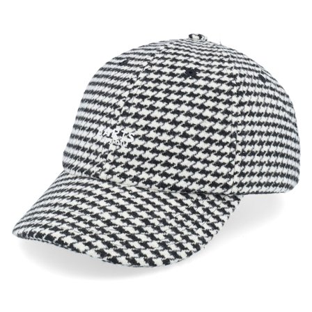 Barts - Wit unconstructed Cap - Amandah Cap Black Dad Cap @ Hatstore