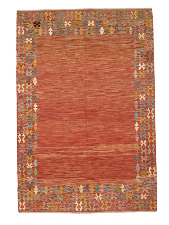 Kilim Afghan Old Style Rug Oriental Brown/Dark Red (Wool, Afghanistan)
