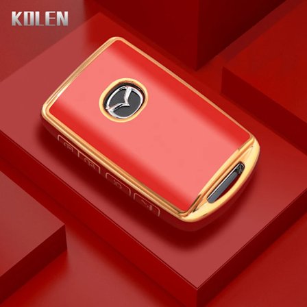Nyt TPU Bilnøgle Etui Cover Shell Til Mazda 3 Alexa CX30 CX-4 CX5 CX-5 CX8 CX-8 CX-30 CX9 CX-9 Beskytter Nøglefri Fjernbetjening Tilbehør