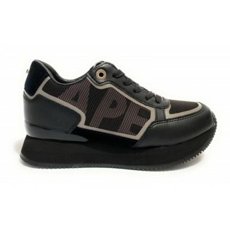 Apepazza Sneaker running Raina , Zwart , Dames , Maat: 39 EU