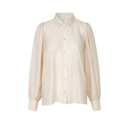 Modström Oskarmd Shirt , Beige , Dames , Maat: S