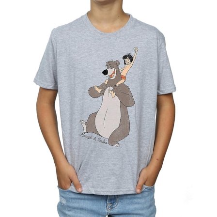 Jungle Book Boys Classic Mowgli And Baloo T-Shirt 5-6 År Spo