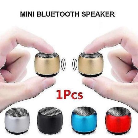 Parkopplingsbar Mini Bluetooth-högtalare Metallbas Bluetooth Subwoofer Portabel Bluetooth-högtalare Trådlös Högtalare-YuJia