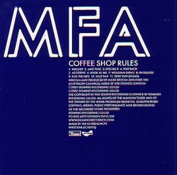 Coffe shop rules Midnight Funk Association
