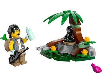 LEGO-City Baby Gorilla Encounter 30665-LEGO City Møte med gorillaunge 30665-LEGO-LEGO