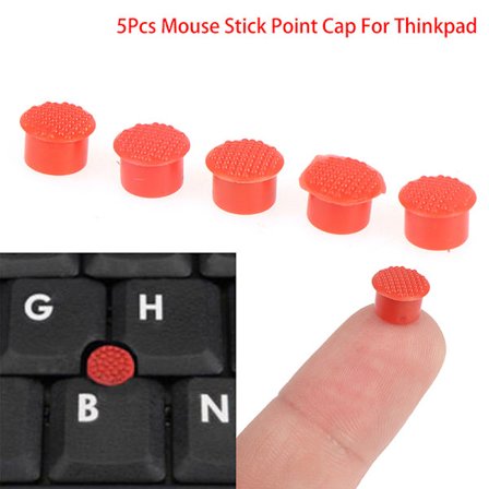 5 stk bærbar tastatur Trackpoint Pointer Mus Stick Point Cap F