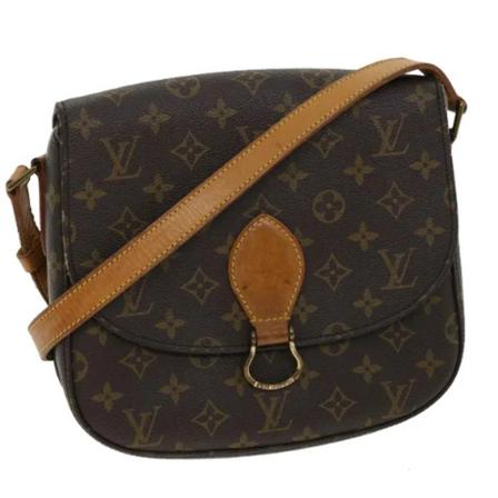 Louis Vuitton Vintage, Pre-owned Shoulder Bags Bruin, Dames, Maat:ONE Size,Canvas