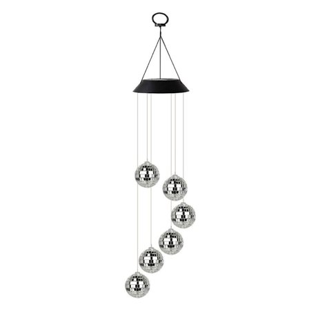 Solcells vindspel utomhus trädgårdsdekoration, solcellslampor utomhus dekorationsgåvor KLB