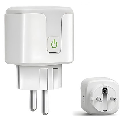 WiFi Smart Plug 16A/20A EU Smart Socket Med Strøm Overvåking Timing Funksjon Tale Kontroll
