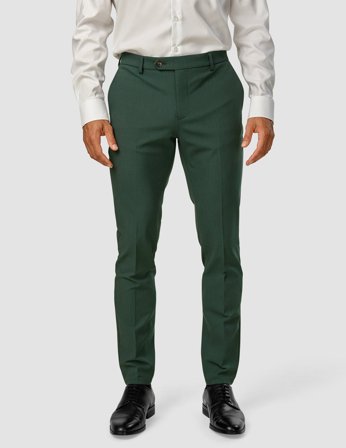 Shaping New Tomorrow - Essential Suit Pants - Pine Green - Slim Fit - Herr - Storlek 32/32