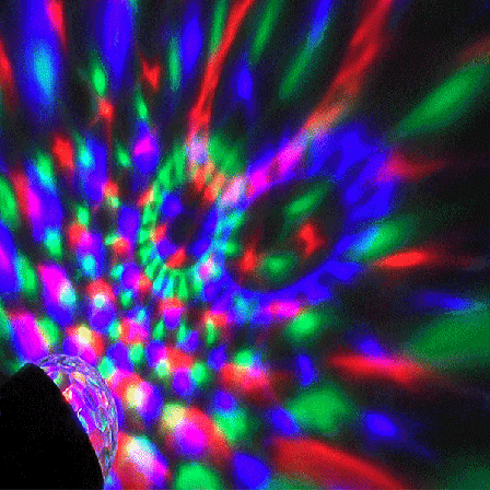 Pyörivä Diskopallo - Magic Ball pyörii ja sykkii musiikin tahdi
