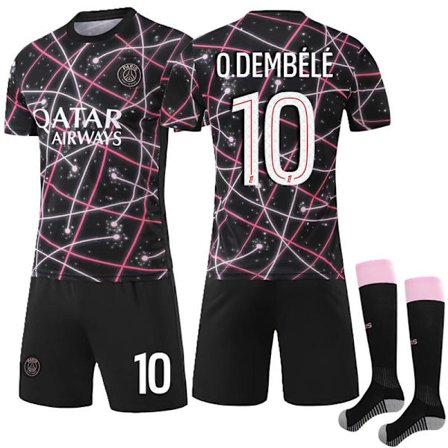 2025-2026 Paris Saint Germain Barn Vuxen Tröja Nr 10 Ousmane Dembélé Vuxen XS