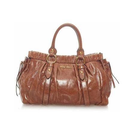 Miu Miu Pre-owned, Pre-owned Handbags Bruin, Dames, Maat:ONE Size