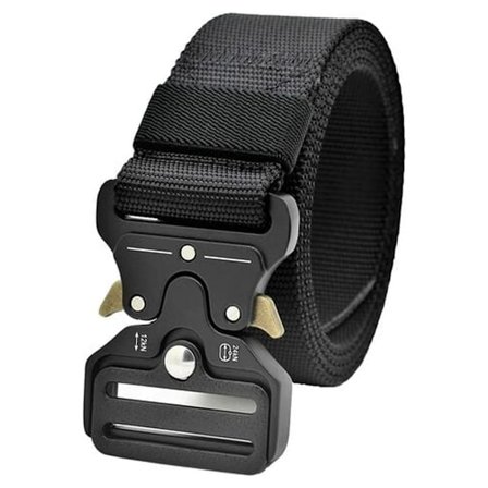 Tactical Molle Rigger -vyö, miesten vyö, nylon-nauha, säädettävä sotilasvyö, pikalukko, metallisolki, kestävä vyötärövyö