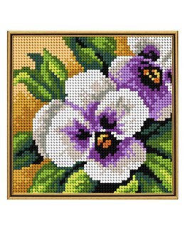 Broderipakke Bilde Stemorsblomster - Orchidea