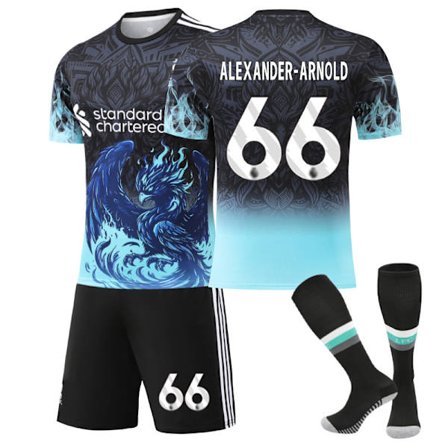 2025-2026 Liverpool Special Anniversary Edition Blå Fotballdrakt med Sokker