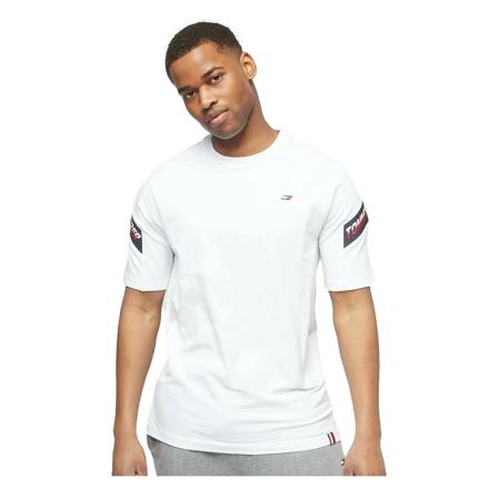 Tommy Hilfiger, T-Shirts Biały, Mężczyzna, Rozmiar: M
