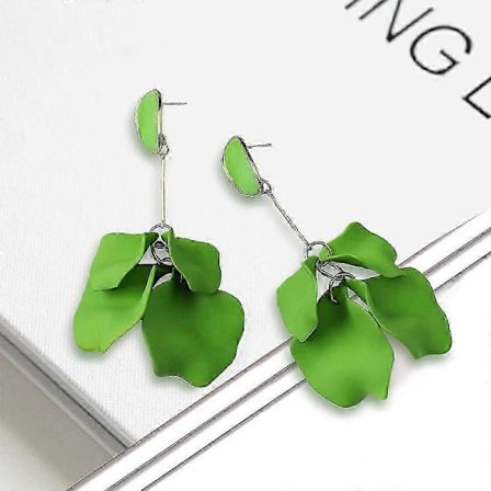 Akryl Blomsterblad Øreringe Til Kvinder Trend Luksus Lange Hænge Øreringe Eventyr Romantisk