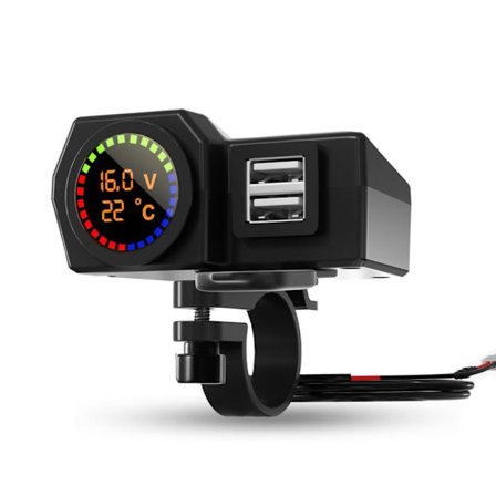 Billaddningsadapter USB+C Laddare Mobiltelefon Surfplatta