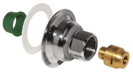 Vatette 1877943 Veggskive 15 x 2,5 mm 1-rør, Installasjon