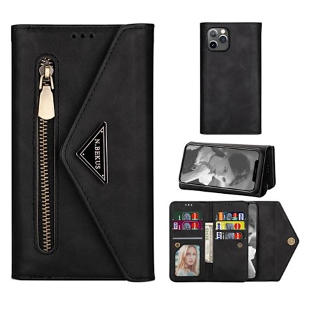 Plånboksfodral iPhone 12 Pro Max Svart