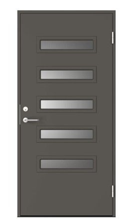 Swedoor C7050 Ytterdörr mörkgrå (S 7000-N) 988x2080 mm, Dörrar