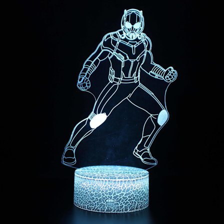 3d Led Night Light, 16 Colors Desktop Decoration, Usb Touch Remote Night Lamp, Best Birthday Christmas Gift For Boys, Girls, Kids