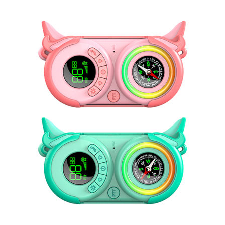 Nye trådløse walkie-talkies for barn med USB-lading, 3 km rekkevidde, tegneserie-design, mini walkie-talkie for barn, utendørs leketøy