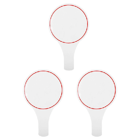 3 stk. Blank Tavle Slettbar Skrive Resultattavle Stemmetavle for Dommere