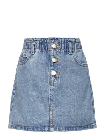 Mango | Denim Paperbag Skirt | 6