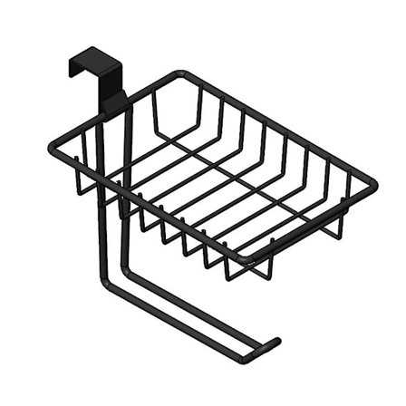 Toiletpapirholder Over Tank Vævsrulleholder Hængende Over Badeværelsesskabsdør Hylde /phon