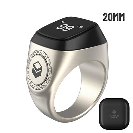 Vanntett Iqibla Zikr 1 Tasbih Smart Ring For Muslimer Tally Tasbeeh Teller