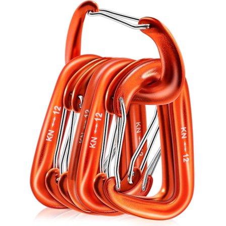 Karbiinihaat, joiden kantavuus on 1200 kg, karbiinihaka, riippumatot, 12 kN karbiinihaka, sopii ulkokäyttöön riippumaton kiinnitykseen, retkeilyyn,