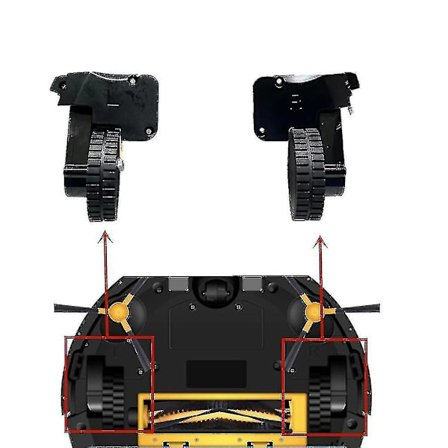 Til Liectroux C30b Proscenic 830p 800t Robotstøvsuger Høyre