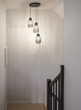 Ina rondell 3-lys - smoke