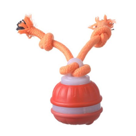 Automatisk hoppende bold til hundelegetøj med interaktiv lyd, tyggebestandig ABS til indendørs og udendørs hvalpeleg