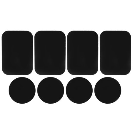 8 stk selvklebende metallplater for magnetisk bilholder