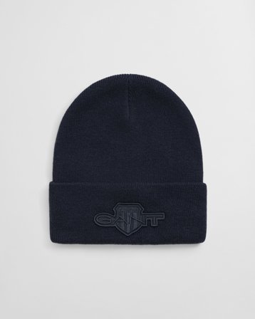 GANT Kinder Tonal Beanie (S-M) Marineblau