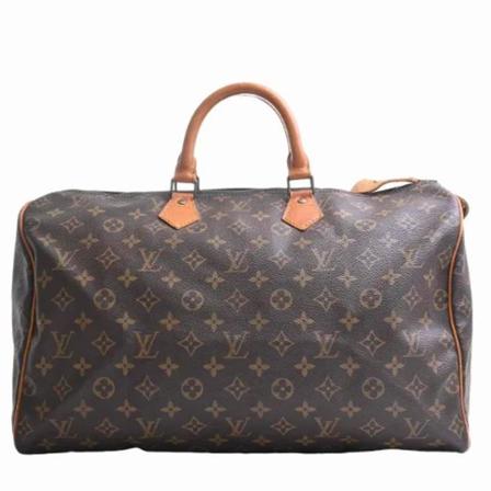Louis Vuitton Vintage Pre-owned Canvas handbags brun, unisex Vintage Väskor, unisex, Storlek: ONE SIZE