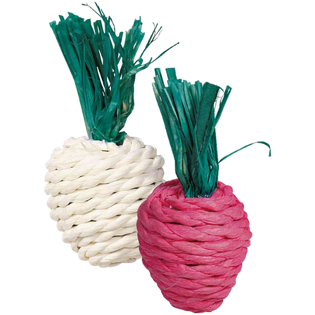 Trixie - Sett med halmleker reddiker grønn 8 cm - Smådyr - Leketøy og aktivering - Smådyrleker - ZOO.no