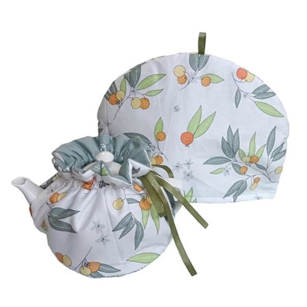 Tekannavärmare Mjukt Tyg Slitstarkt Dammtätt Icke-Blekningsbart Utsökt Mönster Mångsidig Återanvändbar Isolerad Tehuva Tekanna Dammskydd Hemtillbehör